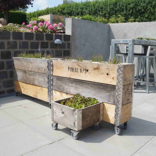 Arizona - Opbevaringskasse i genbrugstr, 102 x 25 x hjde 67,5 cm