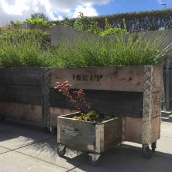 Arizona - Opbevaringskasse i genbrugstr, 102 x 25 x hjde 67,5 cm