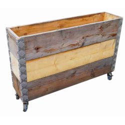 Arizona - Opbevaringskasse i genbrugstr, 102 x 25 x hjde 67,5 cm