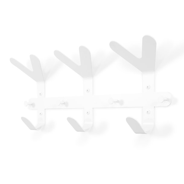 Compacto - Knager�kke i hvid metal, bredde 66 cm.