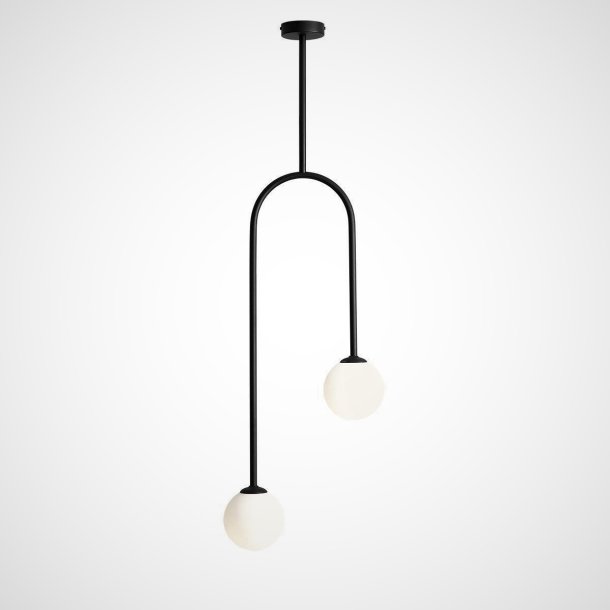 Novus - Loftlampe i metal og glas