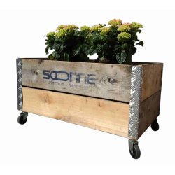 Arizona - Plantekasse i genbrugstr, 91 x 51,5 x hjde 48,5 cm