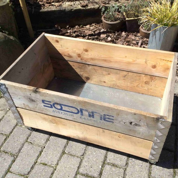 Arizona - Plantekasse i genbrugstr, 91 x 51,5 x hjde 48,5 cm