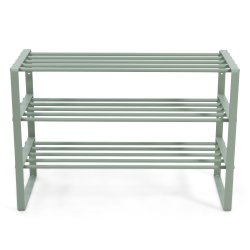 Dinex - Skost�ll i dammgr�n metall, 3 hyllplan, bredd 70 cm