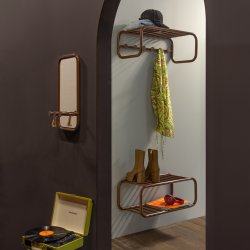 Flash - Skohylde i brun metal 