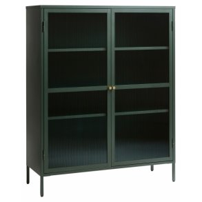 Yonexx - Skab i glas og grøn metal
