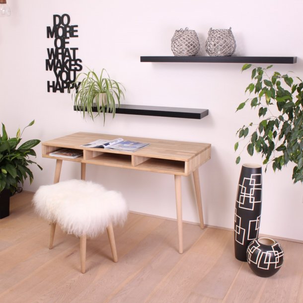 Boston - Skrivebord med 3 rum, eg