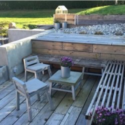 Rock-Solid - sofabord, 50 x 50 x hjde 33 cm