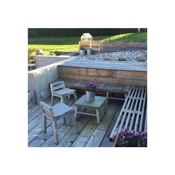 Rock-Solid - sofabord, 50 x 50 x hjde 33 cm