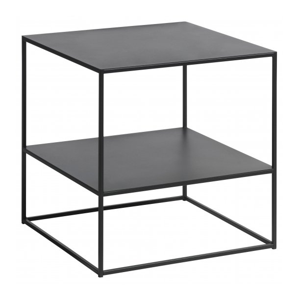 Trives opskrift Sprede Metalica - Sofabord i sort metal, 50 x 50 cm - Sofaborde i moderne designs  - 3-Nordic