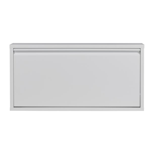  Zapato - Skoskab med 1 rum - hvid metal