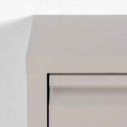 Zapato - Skoskab med 1 rum - silky taupe metal