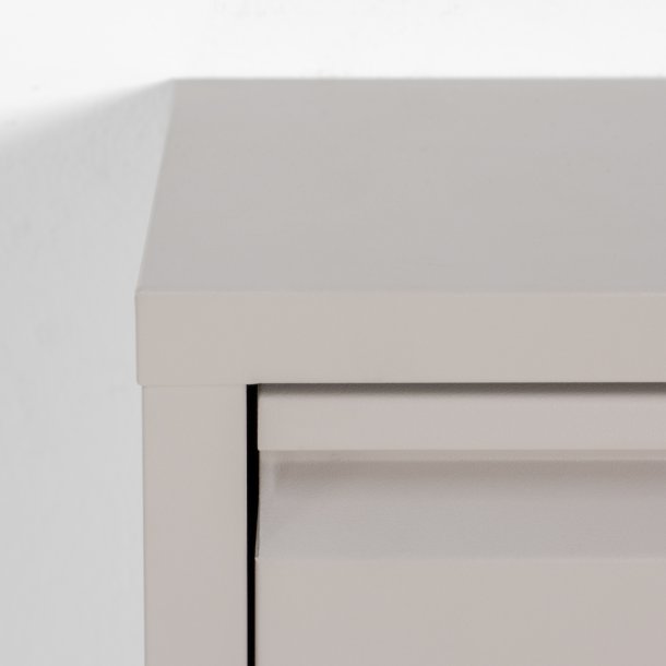 Zapato - Skoskab med 1 rum - silky taupe metal