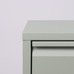 Zapato - Skoskab med 2 dobbelt rum - stvet grn metal