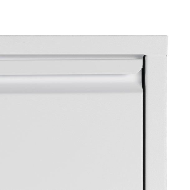 Zapato - Skoskab med 5 rum - hvid metal