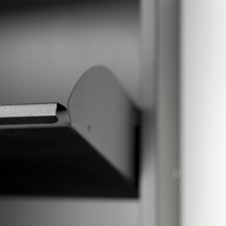 Zapato - Skoskab med 5 rum - sort metal