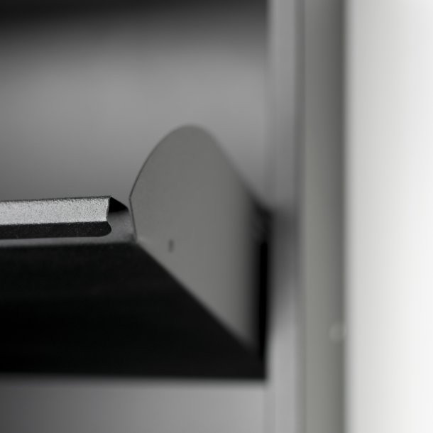 Zapato - Skoskab med 5 rum - sort metal