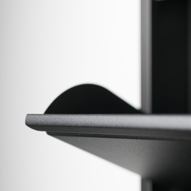 Zapato - Skoskab med 5 rum - sort metal