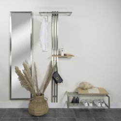 Ironstyle - Skohylde i rustfri stl