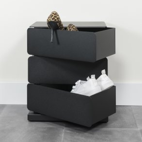 Carson - Byr med tre ldor i svart metall