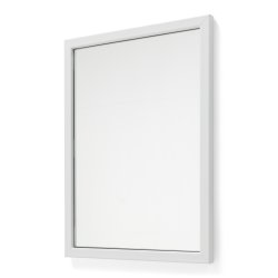 Espejos - Spejl i hvidt metal