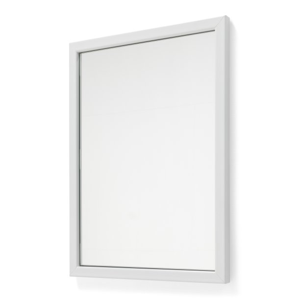 Espejos - Spejl i hvidt metal