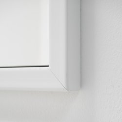 Espejos - Spejl i hvidt metal