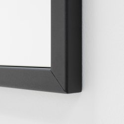 Espejos - Spejl i sort metal