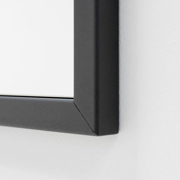 Espejos - Spejl i sort metal