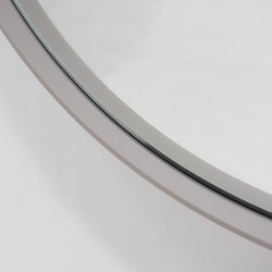 Fugaz - Spejl i silky taupe metal, diameter 60 cm.