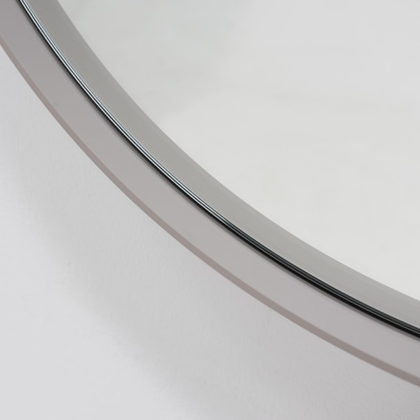 Fugaz - Spejl i silky taupe metal, diameter 60 cm.