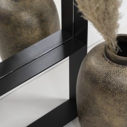 Fugaz - Gulvspejl i sort metal, 60 x 190 cm.