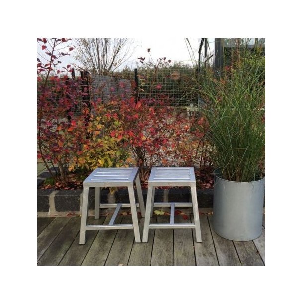 Rock-Solid - havetaburet i galvaniseret stl