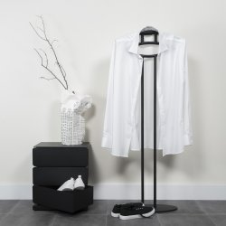 Carson - Kommode med tre skuffer i sort metal