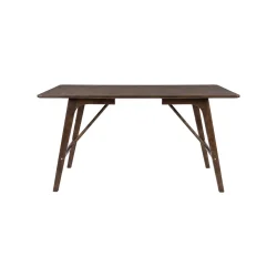 Duke - Spisebord med m�rkebrun tr�finish, 80 x 120 cm.