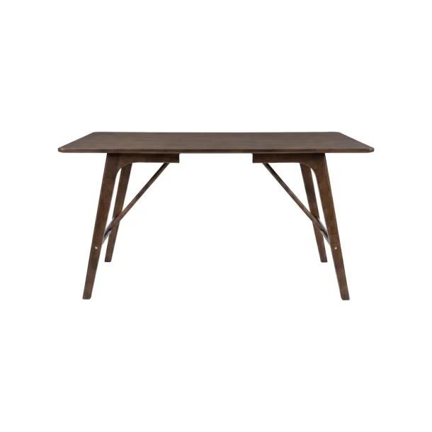 Duke - Spisebord med m�rkebrun tr�finish, 80 x 120 cm.