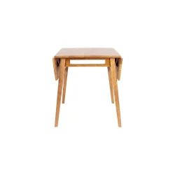 Atlas - Spisebord med klapper i lys tr�look, 60 x 60 (105) cm.