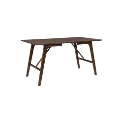 Duke - Spisebord med m�rkebrun tr�finish, 80 x 120 cm.