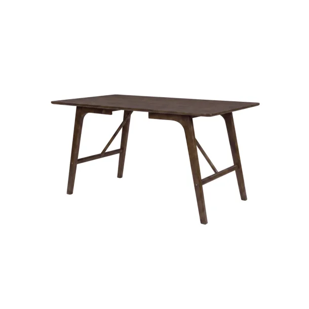 Duke - Spisebord med m�rkebrun tr�finish, 80 x 120 cm.