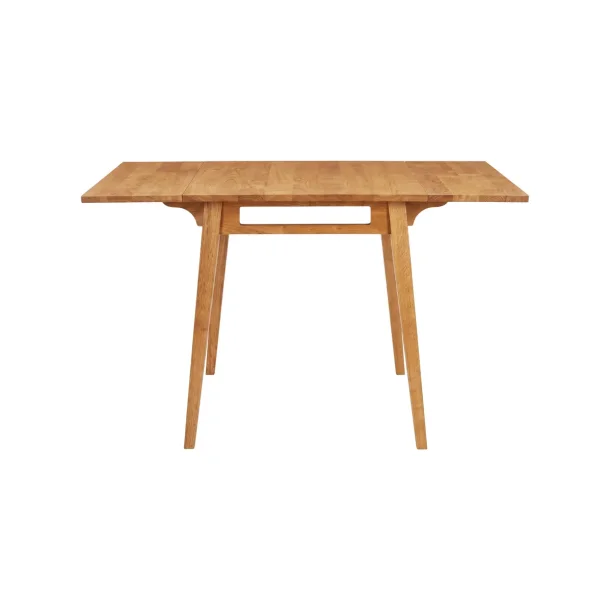 Atlas - Spisebord med klapper i lys tr�look, 60 x 60 (105) cm.