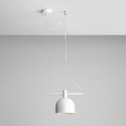 Tudor - Loftlampe i hvid metal