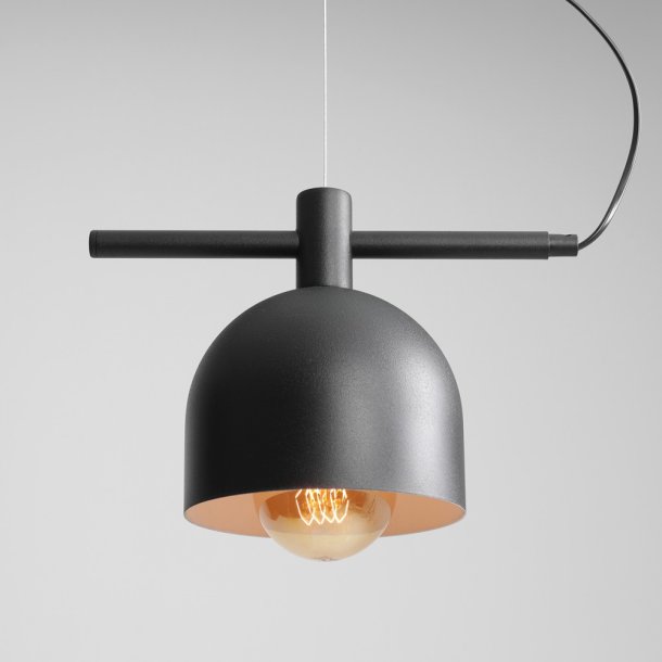 Tudor - Loftlampe i sort metal