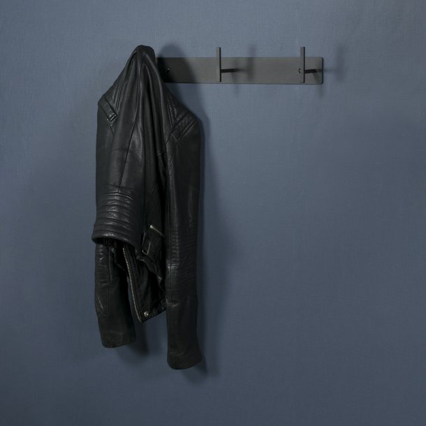 Zahara - Knagerkke med tre knager i sort metal