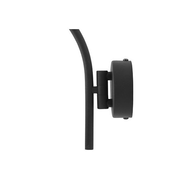 Novus - Vglampe i sort metal og glas