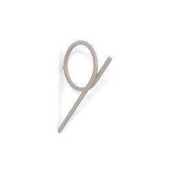 Tupaz - Tre knager i silky taupe metal, vlg mellem 3 strrelser