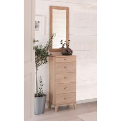 Dixi - Kommode med 5 skuffer og bredde 40 cm