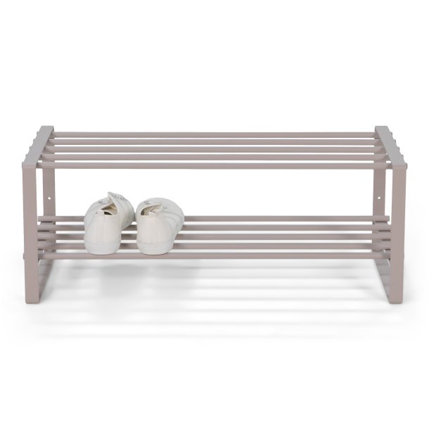 Dinex - Skostativ i silky taupe metal