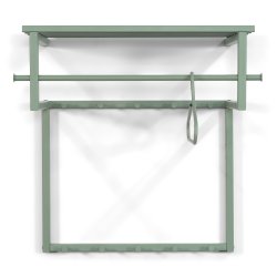 Razor - Hattehylde i stvet grn metal