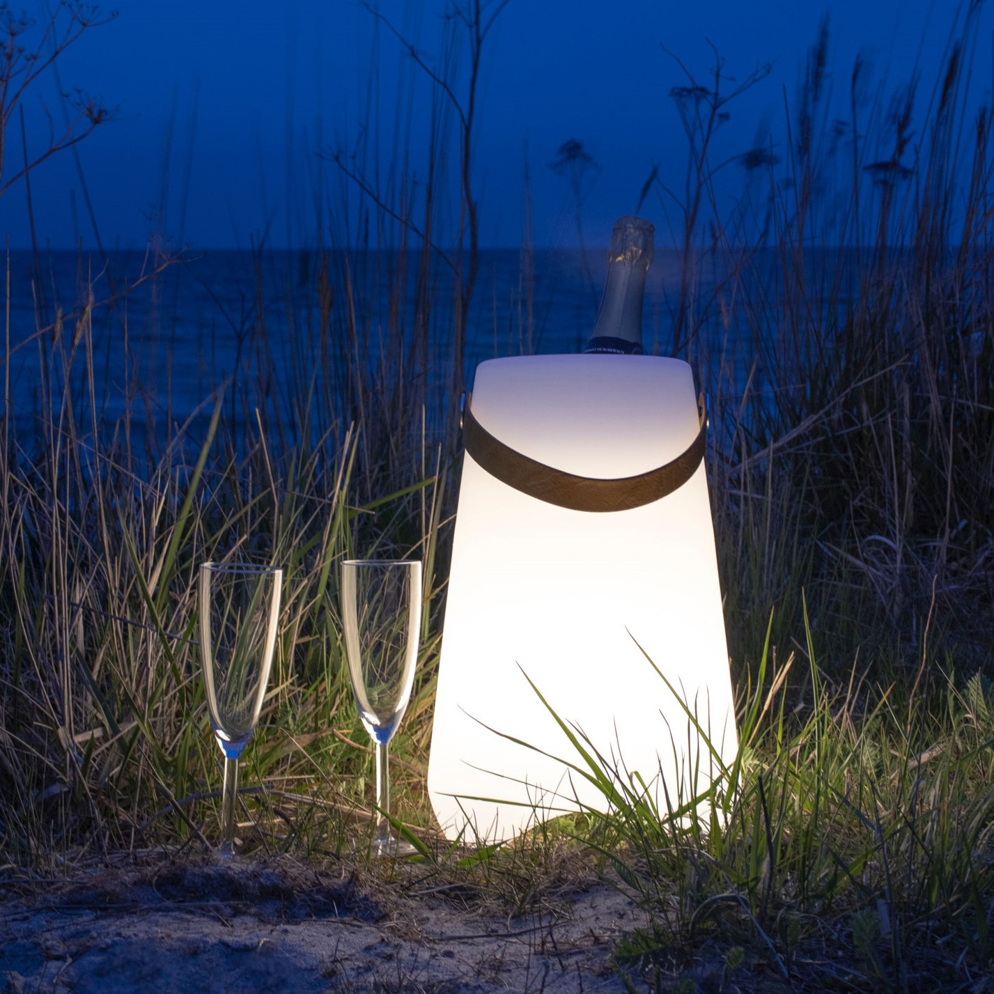 Azur - Lampe med vinkøler, genopladelig