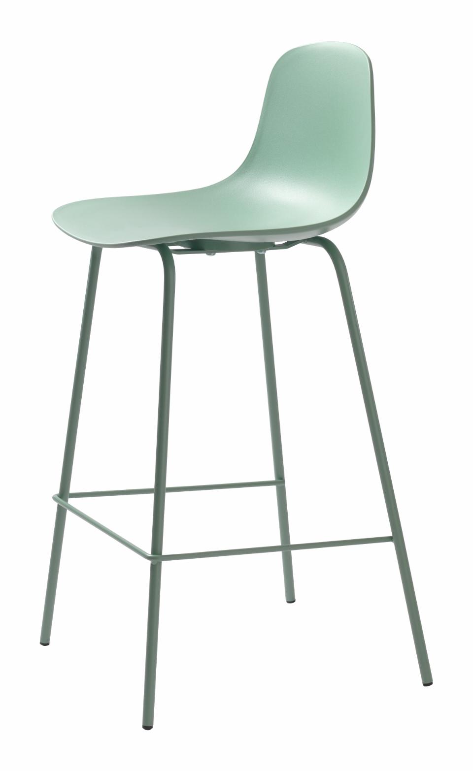 2 stk. Pacey barstole i farven støvet grøn